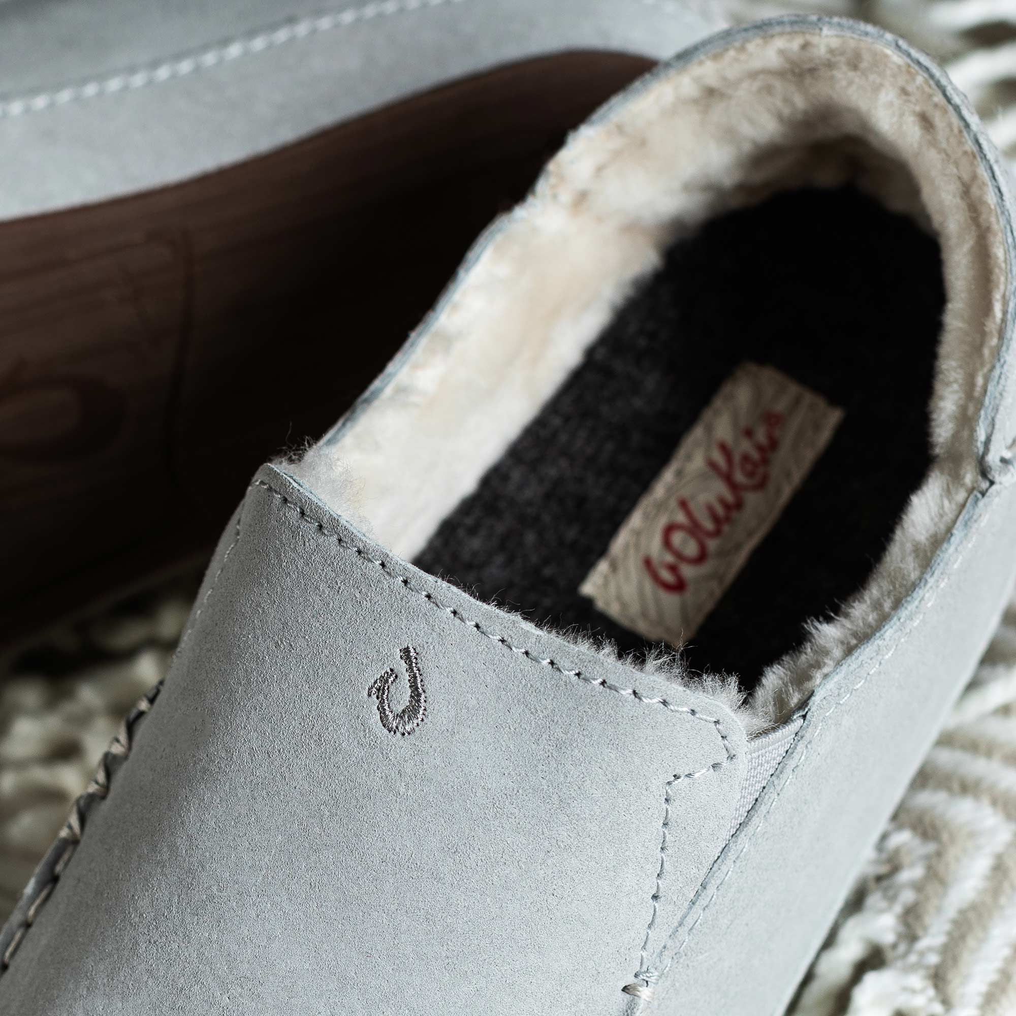 Nohea Slipper - Pale Grey - Image 3